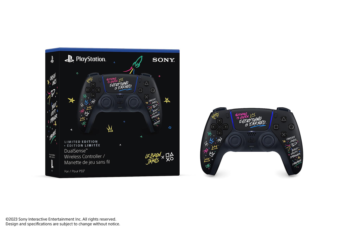 PS5 Dual Sense Lebron James edition controller