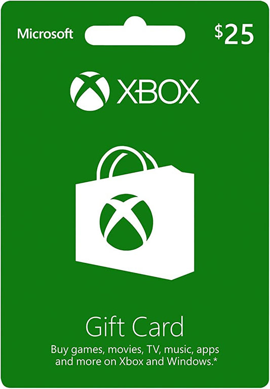 Xbox Gift Card 25$